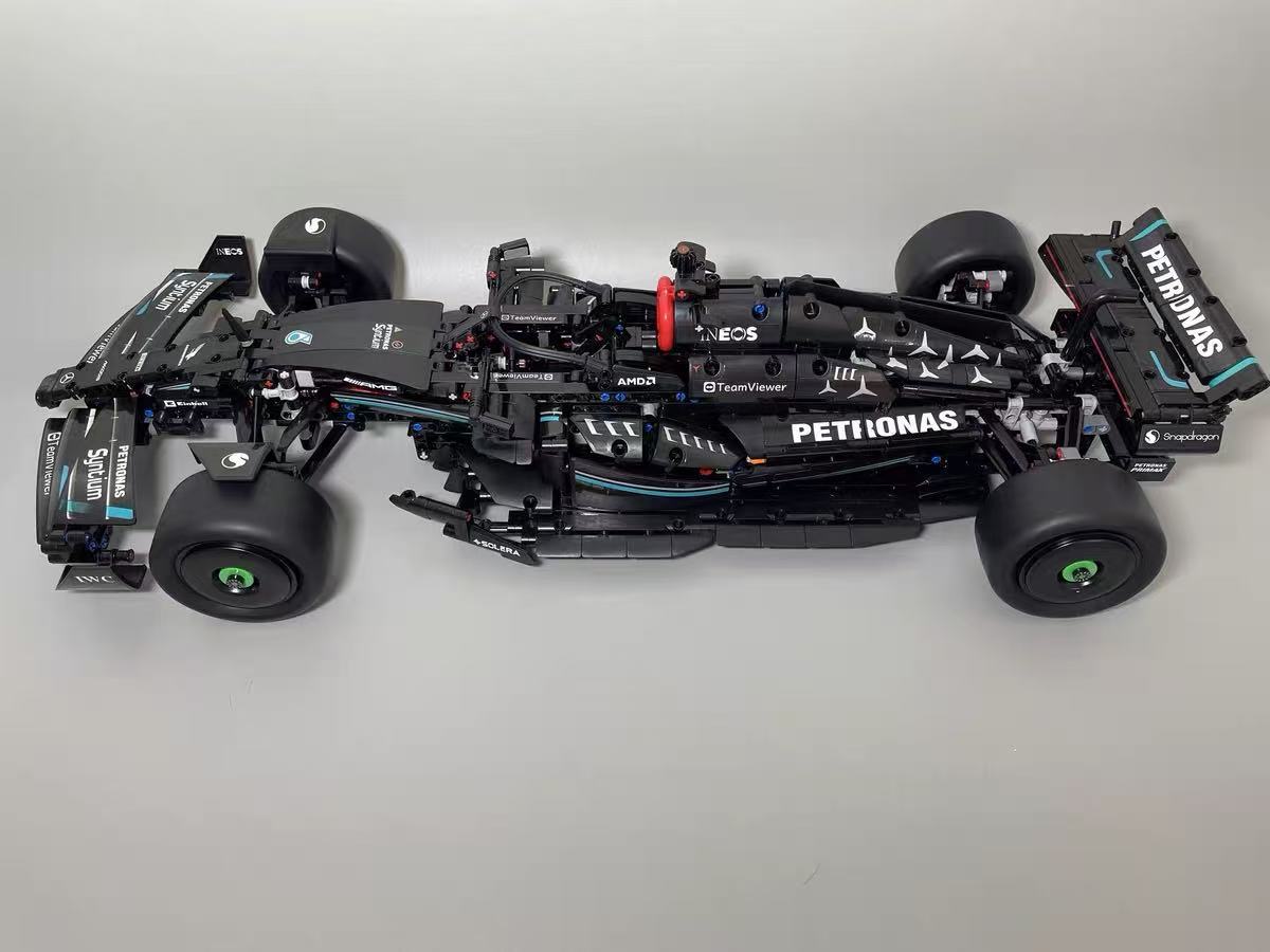 Mercedes-AMG F1 Racing Car Building Blocks Model 1:8 Scale | Finished &amp; Free Assembly | High Quality AB