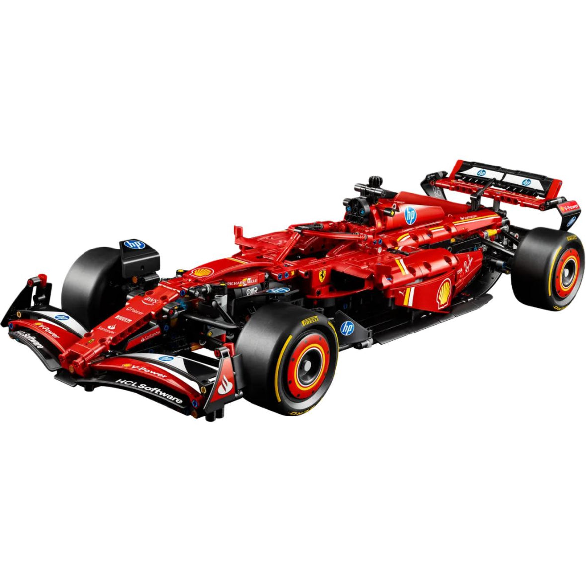 Ferrari SF-24 F1 Racing Car Building Blocks Model 1:8 Scale | 1361PCS | Finished & Free Assembly | High Quality ABS