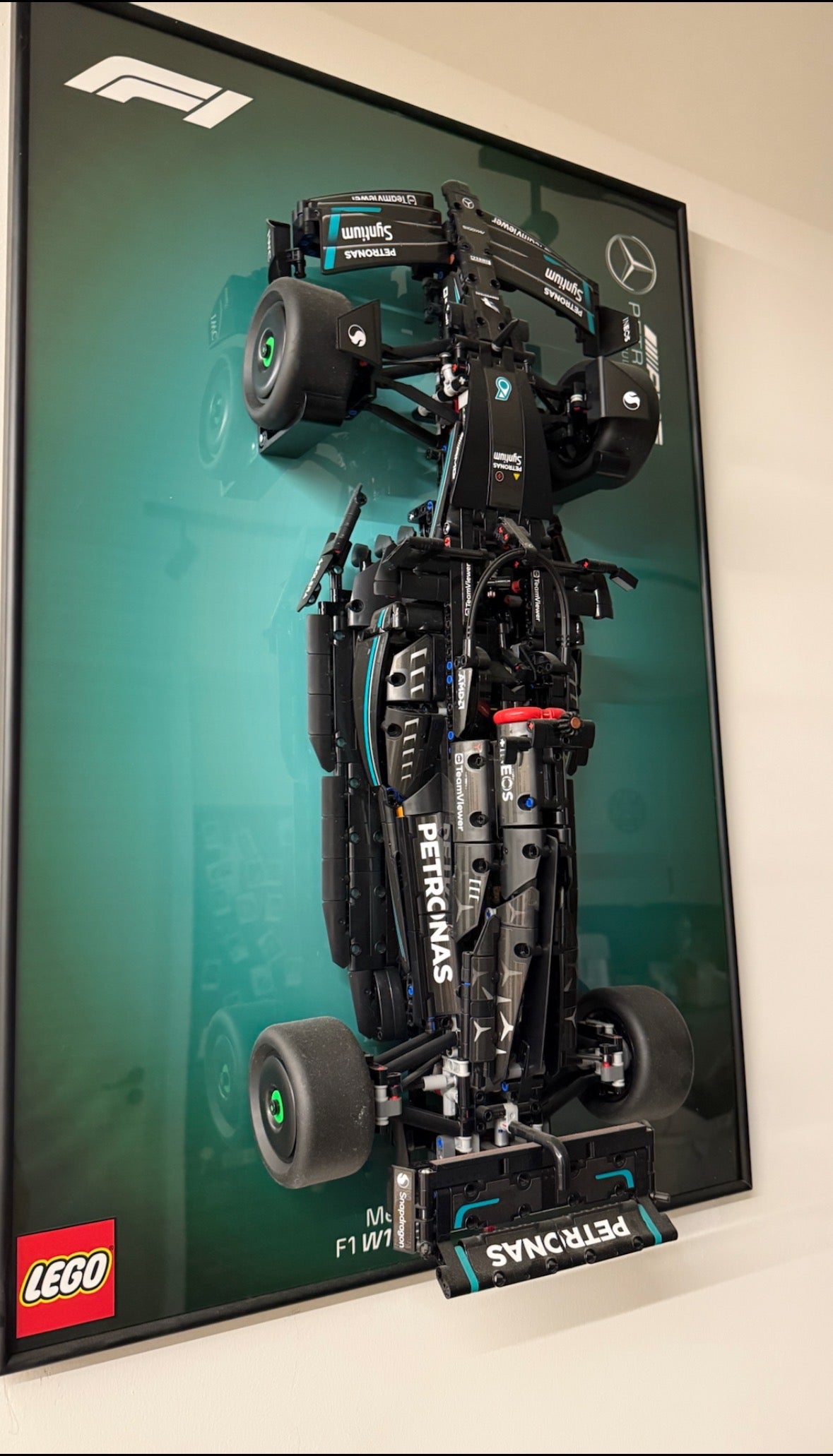 Mercedes-AMG F1 Racing Car Building Blocks Model 1:8 Scale | Finished &amp; Free Assembly | High Quality AB