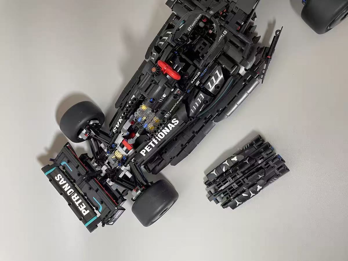 Mercedes-AMG F1 Racing Car Building Blocks Model 1:8 Scale | Finished &amp; Free Assembly | High Quality AB