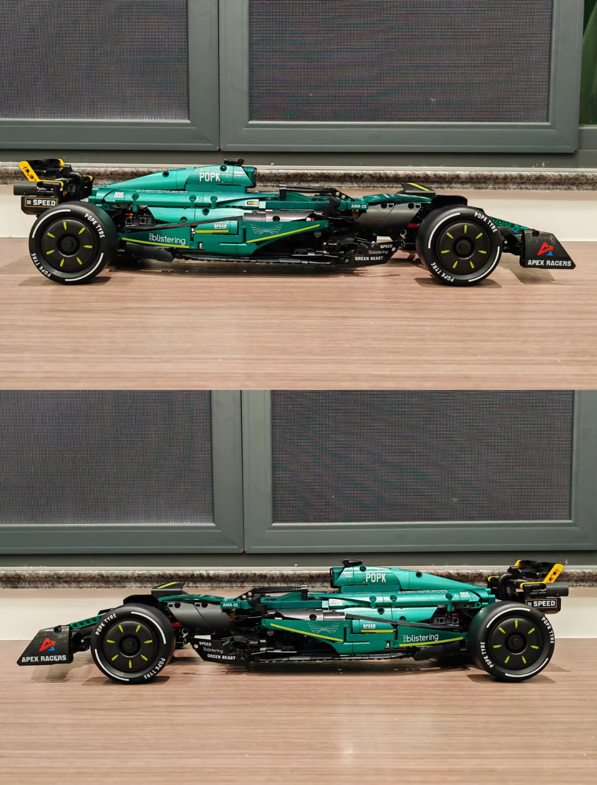 TLXT Assemble-Your-Own F1 Race Car – Mechanically Remote-Controlled Plastic Building Blocks – TLXT-2602-0103