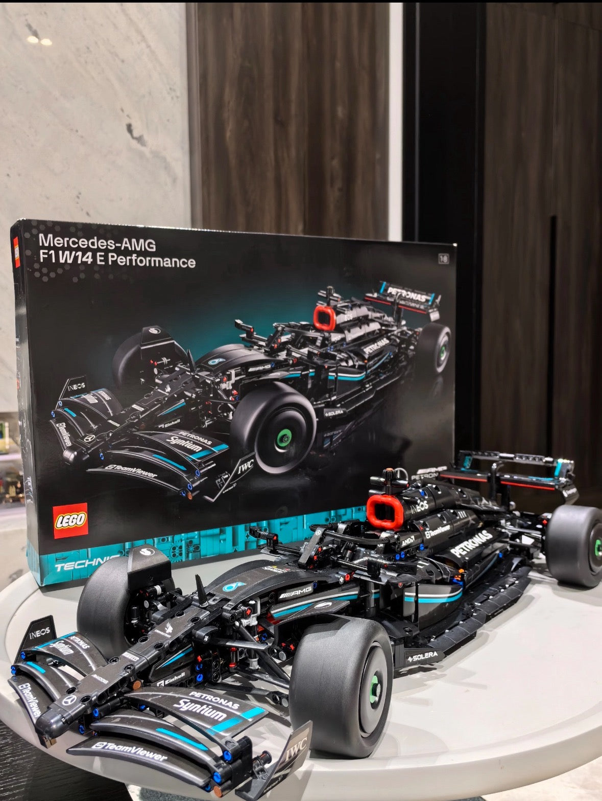 Mercedes-AMG F1 Racing Car Building Blocks Model 1:8 Scale | Finished &amp; Free Assembly | High Quality AB