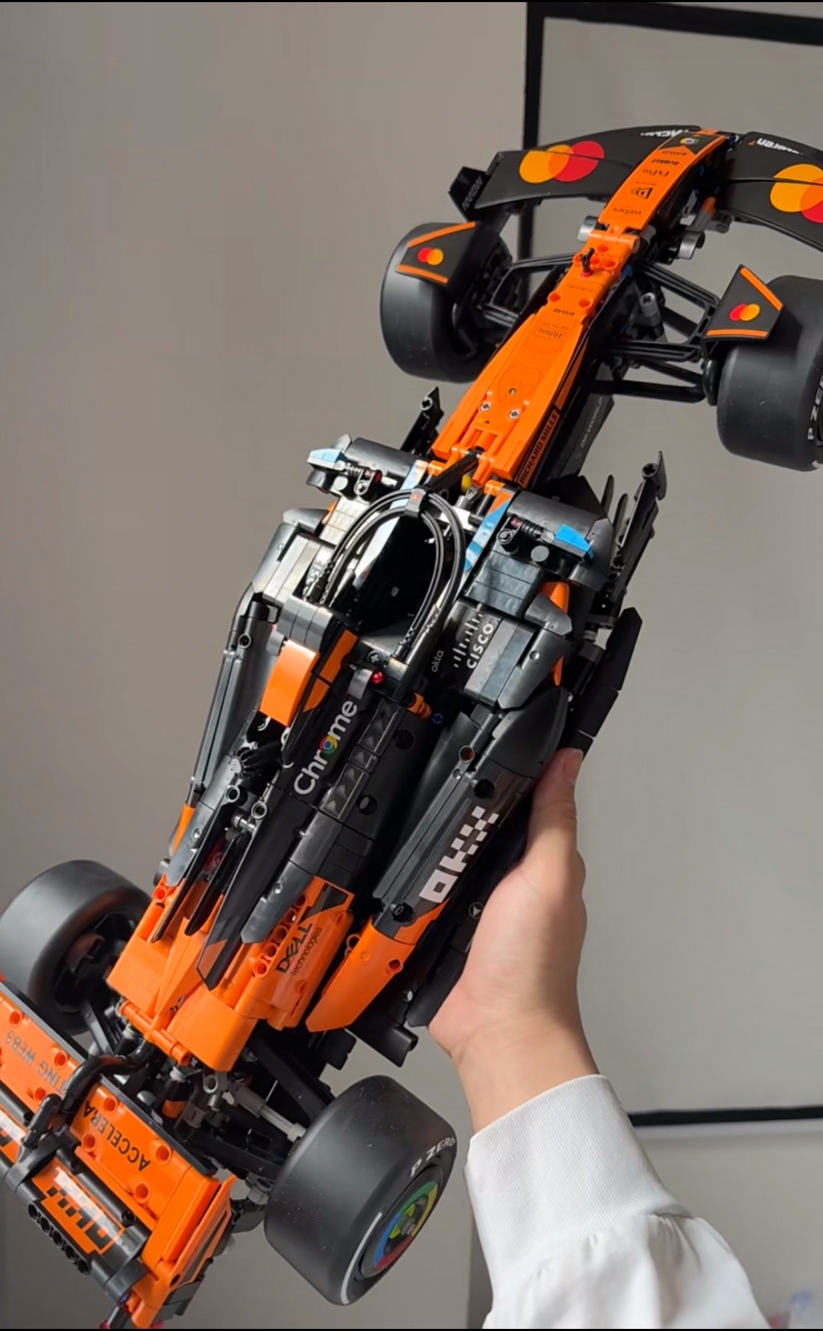McLaren F1 Building Blocks 1:8 Scale | 1675 PCS Premium ABS | Finished Model & Free Assembly | High Quality Replica