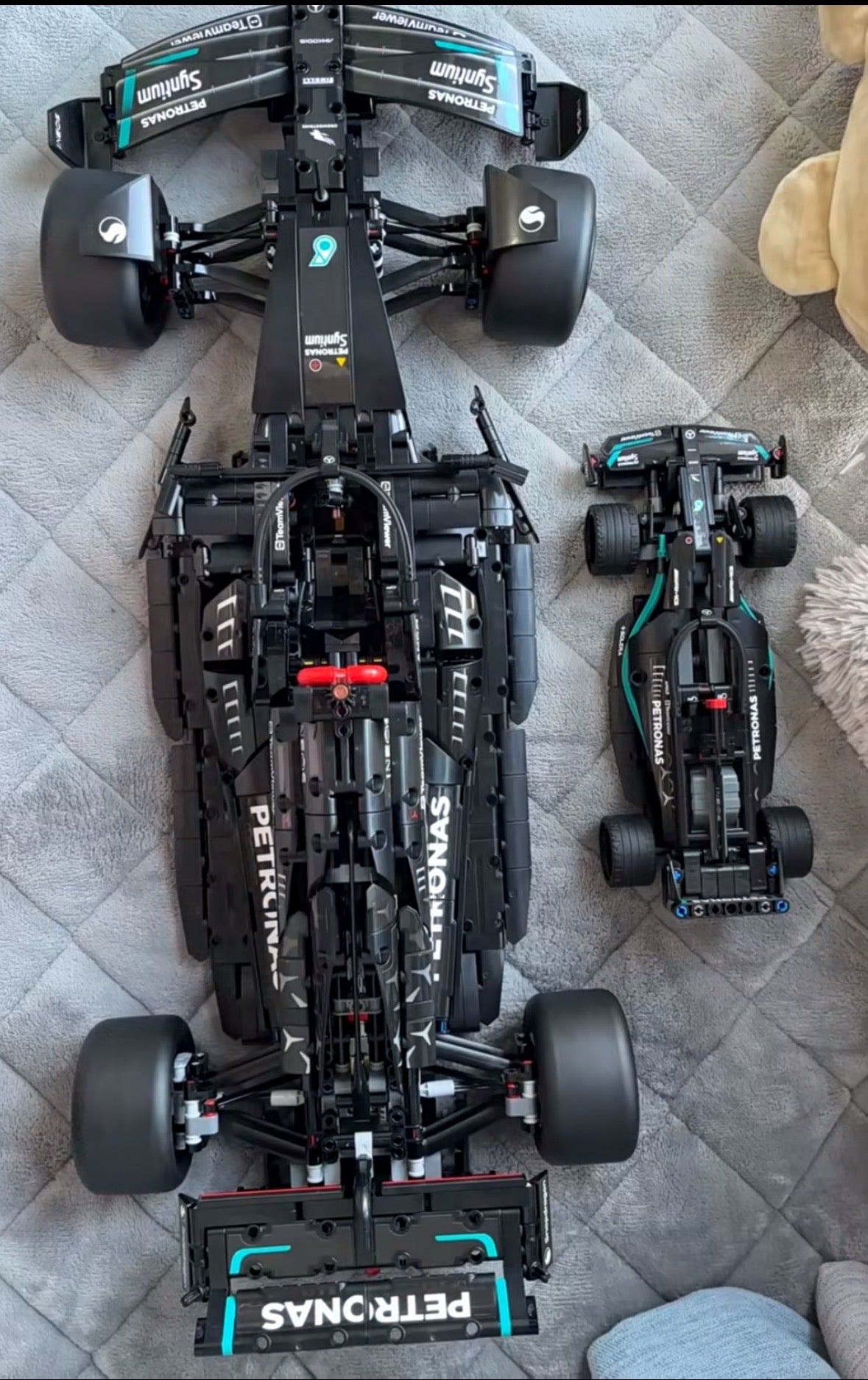 Mercedes-AMG F1 Racing Car Building Blocks Model 1:8 Scale | Finished &amp; Free Assembly | High Quality AB
