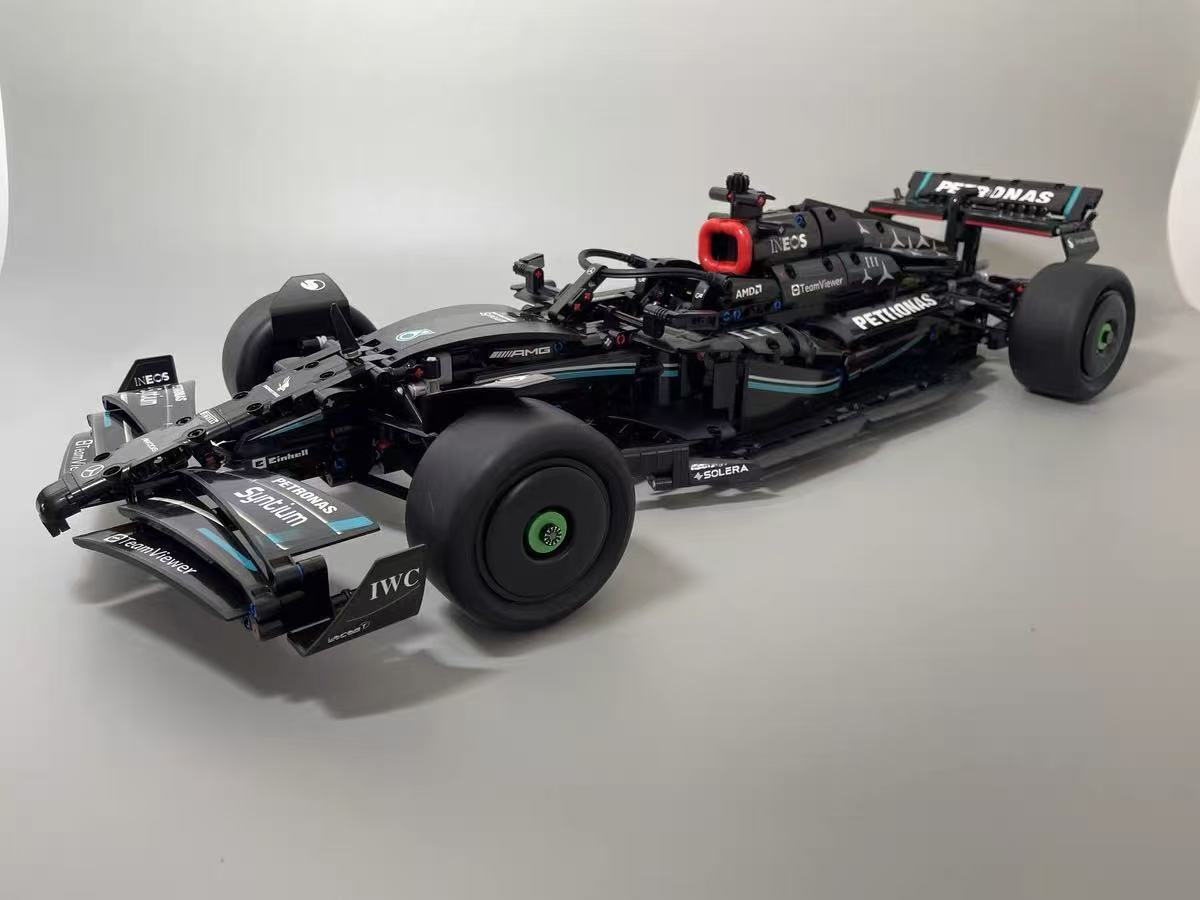 Mercedes-AMG F1 Racing Car Building Blocks Model 1:8 Scale | Finished &amp; Free Assembly | High Quality AB